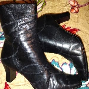 Liz Claiborne black leather boots #